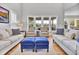 Open-concept living room with hardwood floors, bright natural light, and stylish furniture at 10492 Willowwisp Way, Highlands Ranch, CO 80126