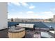 Enjoy the roof deck with fire pit and comfy seating overlooking the city and mountains at 336 E 1St Ave # 209, Denver, CO 80203