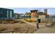 A landscaped rooftop garden features a walking path at 55 W 12Th Ave # 512, Denver, CO 80204