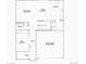 Layout of the first floor features a kitchen, living room, study, and two-bay garage for convenient living at 586 Nightsky St, Erie, CO 80516