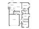 Detailed floor plan showcasing the layout of the home with labeled rooms and dimensions at 869 Sawdust Dr, Brighton, CO 80601
