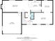 Detailed floor plan showcasing room dimensions and overall layout of the home at 8666 E Easter Ave, Centennial, CO 80112