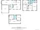 Layout of the entire home showing dimensions of each room at 8666 E Easter Ave, Centennial, CO 80112