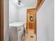 Convenient laundry room with modern washer and dryer units at 3625 E 128Th Pl, Thornton, CO 80241
