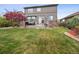 Large backyard with a patio perfect for relaxing and entertaining at 9084 Ellis Way, Arvada, CO 80005