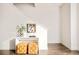 Entryway with console table and woven ottomans at 5653 W 10Th Ave, Lakewood, CO 80214