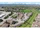 A high-angle shot showing the layout of the townhome community at 8705 W Berry Ave # 204, Littleton, CO 80123