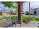 Outdoor seating area on the front porch with lovely views at 3207 Opal Ln, Superior, CO 80027