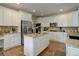 Spacious kitchen with white cabinetry, a center island, and stainless steel appliances at 3207 Opal Ln, Superior, CO 80027