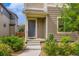 Inviting front entrance featuring well-maintained landscaping and a clean concrete walkway and steps at 1137 Hummingbird Cir, Longmont, CO 80501
