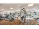 Bright gym space with a variety of modern exercise equipment and plenty of natural light from the many windows at 8100 E Union Ave # 1603, Denver, CO 80237