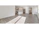 Spacious kitchen featuring stainless steel appliances, a large island, and modern gray cabinets at 17847 Dandy Brush Dr, Parker, CO 80134