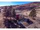 Aerial view of house with hillside views, showcasing the property's unique location at 12041 Twilight St, Longmont, CO 80503