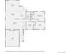 Detailed floorplan with kitchen, living room, bedrooms and garage at 3480 S Dayton St, Denver, CO 80231