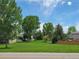 Expansive community green space offers a tranquil and inviting outdoor environment at 11030 Glacier Park Cir, Parker, CO 80138