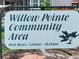 Willow Pointe community area sign shows park hours from 7:00am to 11:00pm at 11030 Glacier Park Cir, Parker, CO 80138