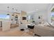 Spacious living room with kitchen, scenic view, and stylish contemporary design at 974 N Faver Dr, Castle Rock, CO 80109