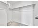 Spacious walk-in closet with custom shelving, providing ample storage and organization options at 17809 Fox St, Broomfield, CO 80023