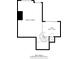 Upstairs floor plan with a loft, open area, staircase and dimensions at 9019 E Panorama Cir # D502, Englewood, CO 80112