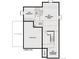 Lower level floor plan featuring an optional bedroom, bath, recreation room, and unfinished storage area at 13960 Hanging Lake St, Parker, CO 80138