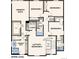 Upper level floor plan featuring an owner's suite, three bedrooms, laundry room, and optional loft/bedroom at 13960 Hanging Lake St, Parker, CO 80138