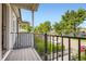 Balcony with a view of the neighborhood at 4728 S Acoma St, Englewood, CO 80110