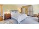 Serene main bedroom suite with yellow walls, ample natural light, and a closet at 199 Lafayette St, Denver, CO 80218