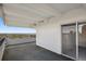 Balcony with dark gray patio, view of the city, and the beautiful mountain at 130 N Pearl St # 1103, Denver, CO 80203