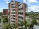 Stunning high-rise condo building featuring multiple balconies and a city view at 130 N Pearl St # 1103, Denver, CO 80203