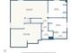 Basement layout showing a recreation room, bedrooms, bathrooms, and electrical room at 2089 Meadow Sweet Ln, Erie, CO 80516
