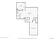 Floor plan of a basement layout including a Gathering room, storage and bathroom at 8354 Big Thompson St, Littleton, CO 80125