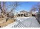 Large backyard with trampoline and plenty of space at 5593 S Himalaya Way, Centennial, CO 80015