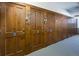 A hallway of condos featuring secure wooden doors provides privacy and security at 34 Highfield Trl # 212, Breckenridge, CO 80424