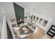 Open living room with a fireplace, big windows, and modern furnishings at 1406 Pika Rd, Boulder, CO 80302