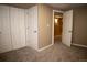 Bedroom with neutral paint, carpeted floors, and closet at 19803 Victorian Way, Parker, CO 80138