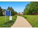 Welcome sign to The Lake Link Trail, inviting residents to enjoy outdoor activities and neighborhood amenities at 4915 Sage Brush Dr, Broomfield, CO 80023