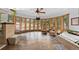 Relaxing bathroom with picture windows, soaking tub, and comfortable seating area at 10231 Democrat Rd, Parker, CO 80134