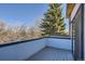 Private balcony with a great view at 1439 Garfield St, Denver, CO 80206