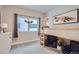 Bright bedroom with carpet, bunk bed, and fox art at 1439 Garfield St, Denver, CO 80206