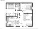 Detailed floor plan showcasing the layout of the home's main level with dimensions for each room at 6650 E Arizona Ave # 205, Denver, CO 80224