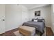 Comfortable bedroom with a large window, modern decor, and a cozy atmosphere, creating a relaxing space at 2120 N Downing St # 209, Denver, CO 80205