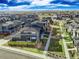 A birds eye view of neighborhood homes, green spaces, and walking paths at 2754 W 69Th Ave, Denver, CO 80221