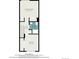 Second floor plan featuring a primary bedroom, bathroom, hall, and bedroom at 8901 Field St # 81, Broomfield, CO 80021