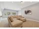 Spacious living room with plush seating, recessed lighting, and view to the property at 20413 Bald Mountain Ct, Monument, CO 80132