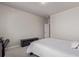 Bright bedroom with neutral walls and carpet features built-in storage and space for customization at 434 W 128Th Dr, Westminster, CO 80234