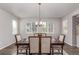 Dining room with a modern chandelier and large window at 434 W 128Th Dr, Westminster, CO 80234