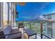 Relaxing balcony offering comfortable seating and stunning panoramic views of the city at 7600 Landmark Way # 1514, Greenwood Village, CO 80111