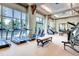State-of-the-art fitness center with modern exercise equipment and plenty of natural light for an energizing workout at 7600 Landmark Way # 1514, Greenwood Village, CO 80111