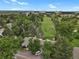 Beautiful aerial view of property overlooking lush golf course at 13781 E Marina Dr # A, Aurora, CO 80014