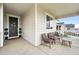Inviting front porch with seating, perfect for relaxing and enjoying the neighborhood views at 1101 E Witherspoon Dr, Elizabeth, CO 80107